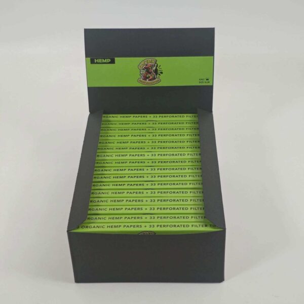 Captain Kush Organic Hemp Rolling Papers - Box of 32 Packs